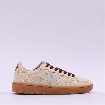 Victoria Smash Suede Gumsole Trainer - Beige